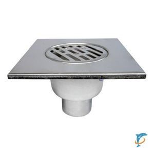 Трап из нержав. стали Прямой Ф50  15х15 Millennium