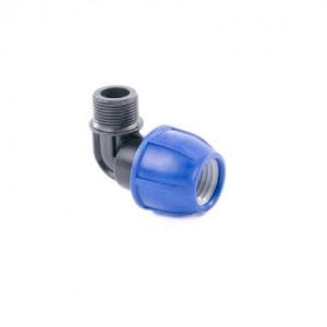 ПНД Отвод  50 х 1" наруж. резьба