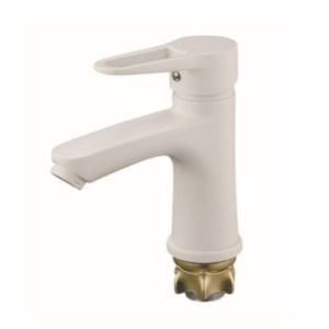 Смеситель «G-LAUF» (NUD1-А045YW) Умыв./Белый Ф35