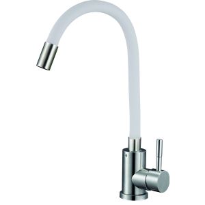 Смеситель «Solone» (EZA4- F090GY) Утка нерж.Гибк.Серый изл./г