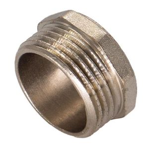 Заглушка  1"  наружняя резьба  (никель)