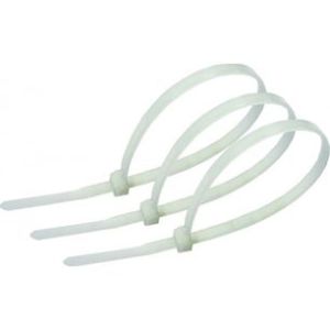 Хомут стяжка 3*160 бел (1 уп/100шт)