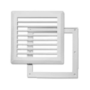 Решетка вент. 203*203 раъемная с сеткой (К002)