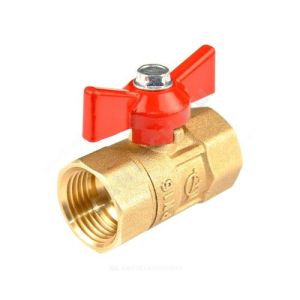 Кран шар. Галлоп  1/2" г/г  лат. (бабочка) ПРАКТИК