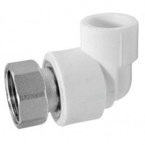 ПП Угол с накидной гайкой 25х1/2"