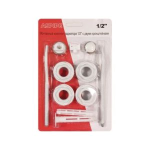 Комплект 1/2" д/алюм. рад. (2 кронш.)  ASPIPE