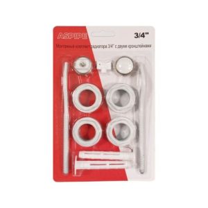 Комплект 3/4" д/алюм. рад. (2 кронш.)  ASPIPE