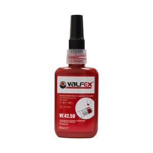 Герметик анаэробный VALFEX  (50мл.) КРАСНЫЙ (демонтаж с нагревом)