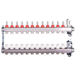 Коллекторная группа 1" с Расходомерами на 12 вых. AQUALINK