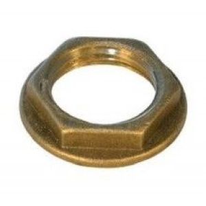 Контрогайка 2" с бортиком  латунь