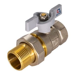 Кран шар амер. 1" бабочка CTM СТАНДАРТ