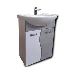 Тумба «УЮТ-55» ВОЛНА «Декор Бетон»