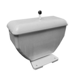 Бачок смывной пластм. с полочкой (арматура шток) (арт. 8)