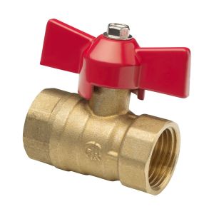 Кран шар. «AQualinkI''   1/2»  г/г (бабочка) (латунь)