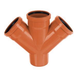 Крестовина Наруж. канализация 110х110х110х45