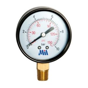 Манометр верт.  50 мм*1/4 (4 bar)  «Millennium»