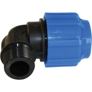 ПНД Отвод  32 х 3/4" с Наруж. резьбой