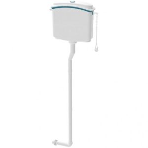 Бачок пластм. настенный с трубой для унитаза  (SB408-4)