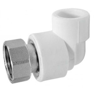 ПП Угол с накидной гайкой Ф32 х 1"