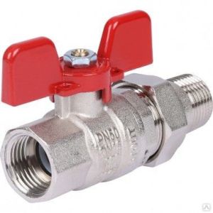 Кран шар амер. 1/2" никель БАЗ