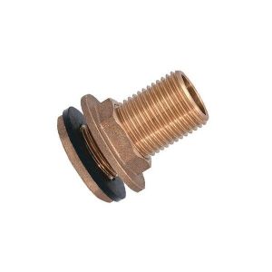 Врезка-штуцер в бак (емкость) 1/2" латунь