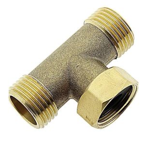 Тройник 1/2"  с нак. гайкой (америк.)