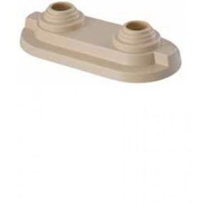 Розетка пластиковая (цвет бежевый) для узла нижнего подключения