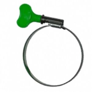 Хомут хром. червячный с ключом 1"  (20-32 мм)