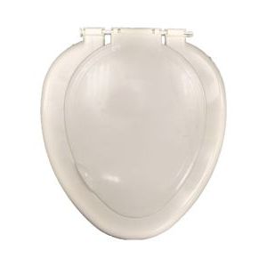 Сиденье  д/унит. овальное белое (Минск)