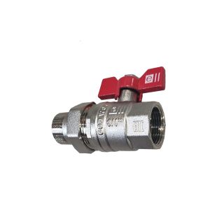 Кран шар амер. 3/4«  »Elleven''  (бачочка) (никель)