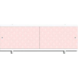Экран «Кварт» 1,68 м (Розовый иней)  (каркас пластик)