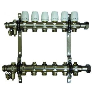 Коллекторная группа 1" на 3 вых (НЕРЖ)