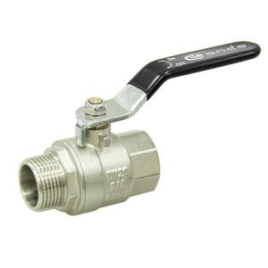 Кран шар. «ONDO»  3/4"  г/ш (ручка)  никель