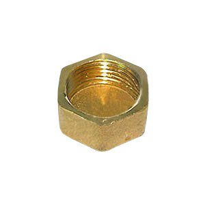 Заглушка  1/2"  внутренняя резьба  латунь (уп=20шт)