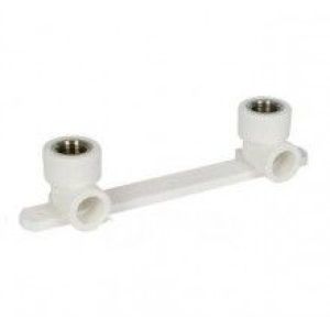 ПП Планка с двумя уголками Ф25х1/2" (уп=3шт)