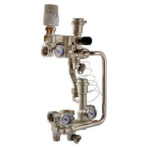 Узел Насосно-смесительный для теплого пола 180 мм  SMS-518