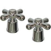 Маховик «Крест» (п/квадрат) Р 21  ABS/хром