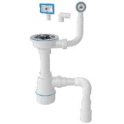 Сифон  ZEGOR для мойки  3 1/2*40 с гофрой 40-50 универсальный (М104-9)