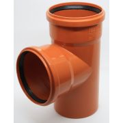 Тройник 110х110х90  (цв.рыжий) (Flextron)