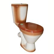 Унитаз-компакт «ЭЛЕГАНТ» Коричневый Декор (Киров)