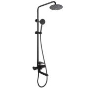 Смеситель «ZEGOR» (LОB16- A128YB) Стойка для душа Черная