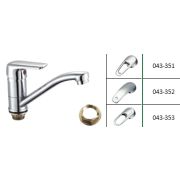 Смеситель «aQuaDv» кор.излив/гайка без подв. (043-352)