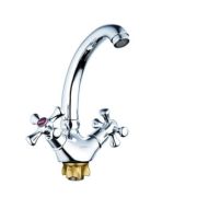 Смеситель «ZEGOR» (DTZ4 -С827) кухня елка/гайка