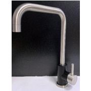 Смеситель «LEMEN» D35 Кухня/утка/нерж. Г-обр. (LА 9011EF)