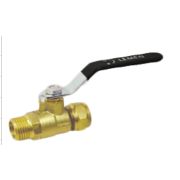 Кран шар. под м/п трубу 1/2 х 20  (Ц/Ш) бабочка