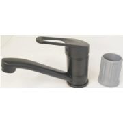 Смеситель «LEMEN» кухня кор./гайка (G61406BЕ) НЕРЖ Черный (д35)