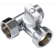 Вентиль 3-х прох. 1/2х3/4х1/2  Zegor (FZ55)