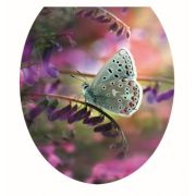 Сиденье мягкое «Бабочка на цветах» (В25)