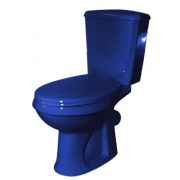 Унитаз-компакт «ЭЛИССА Optima» синий к/в, 1-реж, сид. ПП, (ОК)