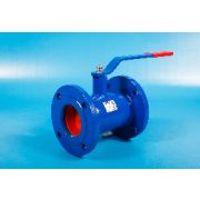 Кран стальной шаровый фланцевый КШЦФ Ру40  Ду 50 (L=180 мм)